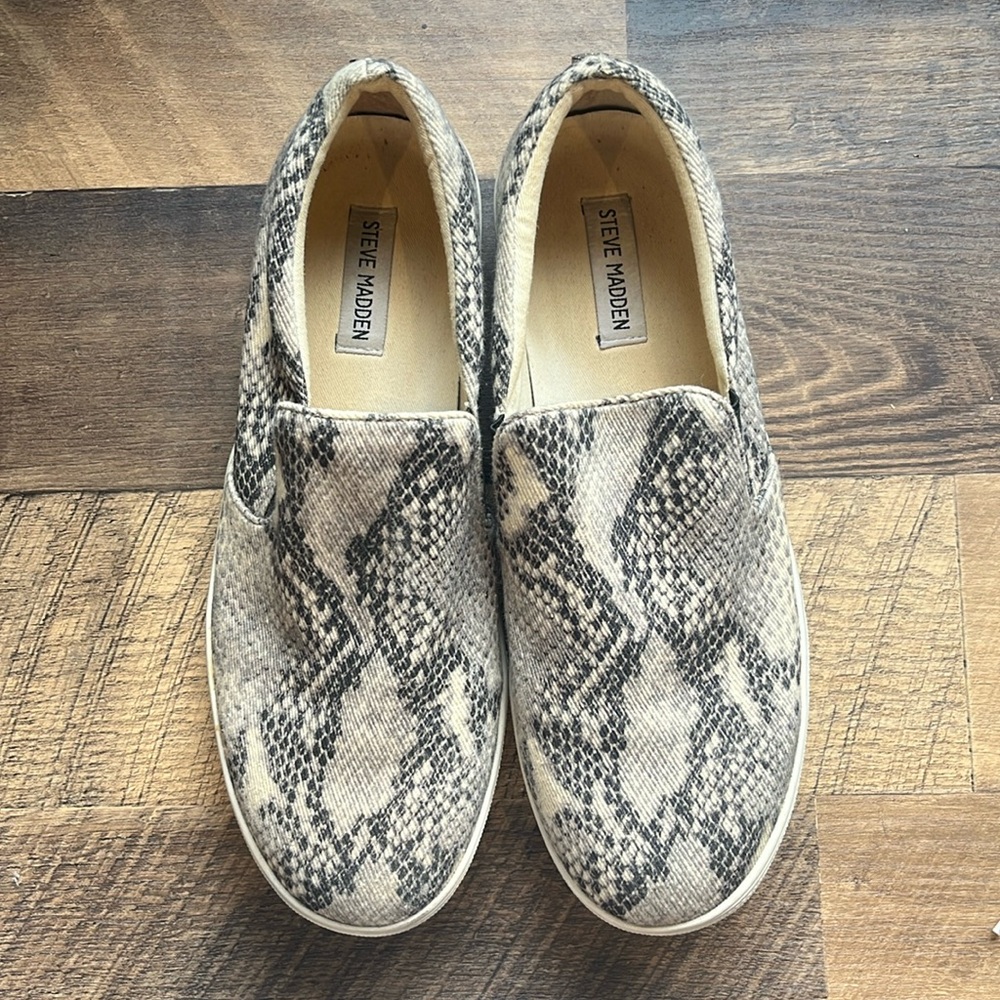 Platform slip on shoes